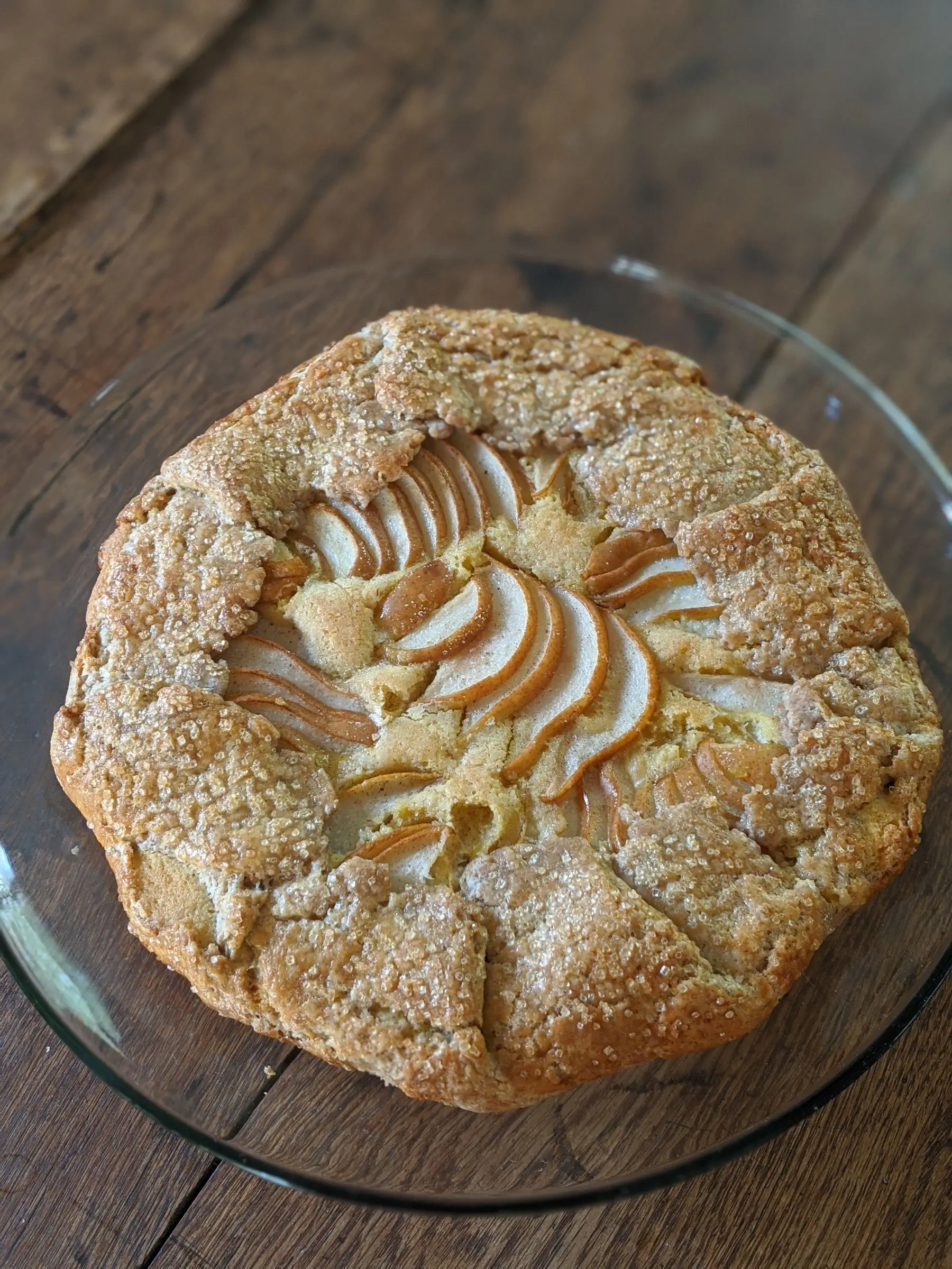 Pear Frangipane Galette